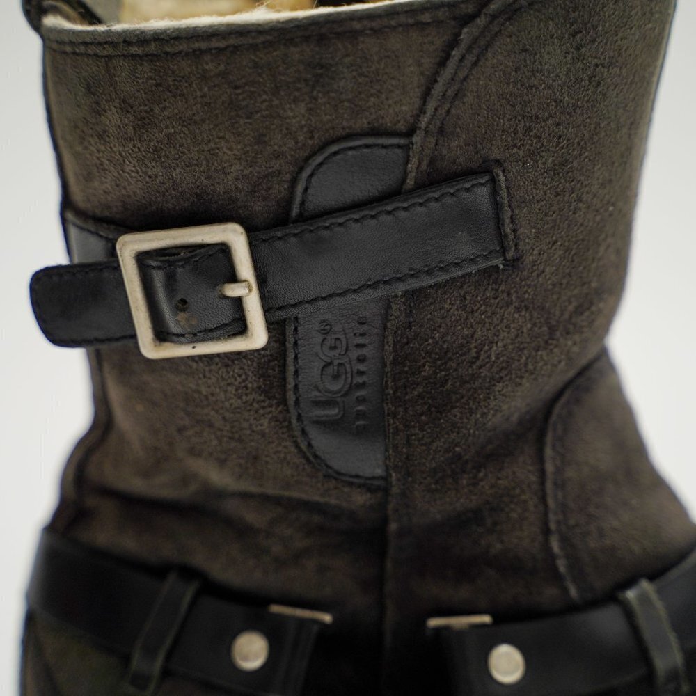 UGG "Endell" Harness Biker Boots - Picture 2 of 12